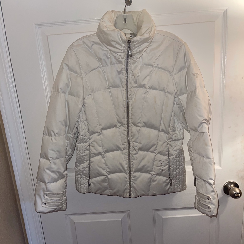 Fera White Duck Down Puffer Ski Jacket - 6